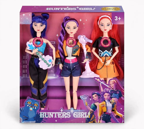 2026 Singing Dolls Set | 3 dockor som sjunger Golden | Limited Edition