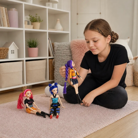 K-Pop Singing Dolls 3-pack, tre dockor som sjunger Golden