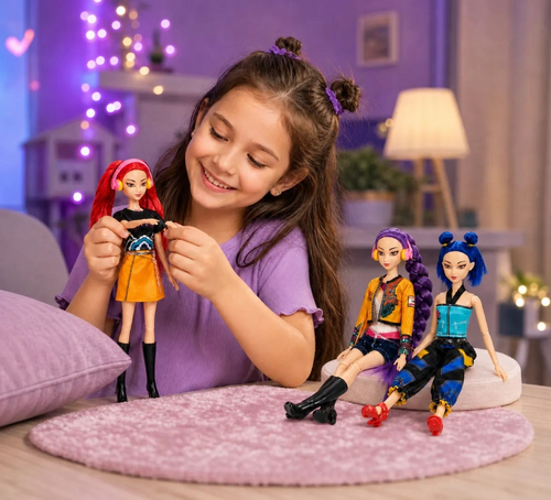 2026 Singing Dolls Set | 3 dockor som sjunger Golden | Limited Edition