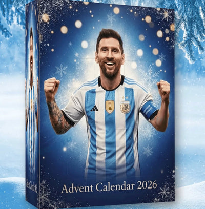 Fotball Adventskalender 2026, Barcelona hvit med Messi