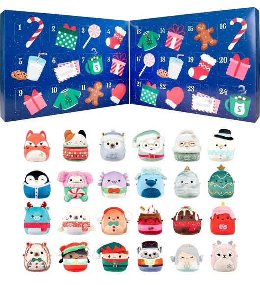 Julgosisar adventskalender, 24 mjuka figurer