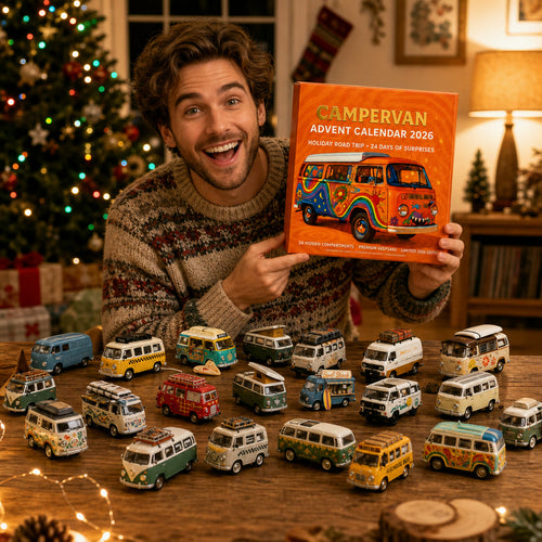 Campervan Adventskalender™ | 24 luckor, 24 olika minibussar