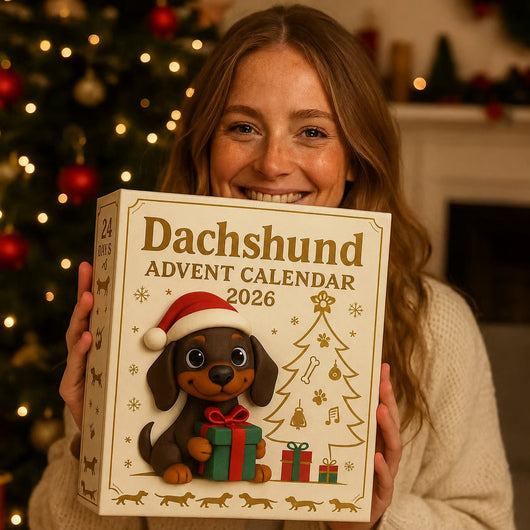 Dachs Adventskalender 2026 | 24 forskjellige dachsfigurer