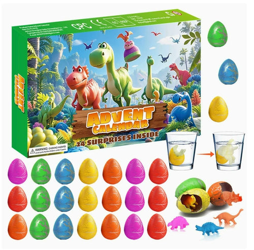 Dinoägg Adventskalender™ | 24 ägg som kläcks i vattenglaset