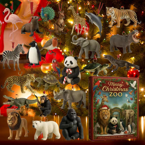 Dyr Adventskalender 2026 | 24 dyrepynt til juletreet