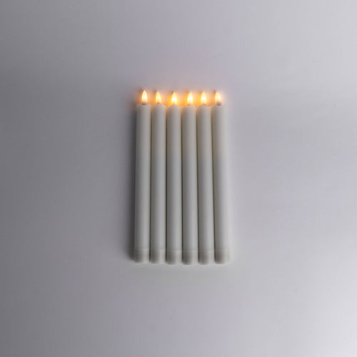Velora Flamme™ Oppladbare LED-kronelys 6-pakning