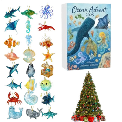 Havdyr Adventskalender 2026 | 24 havdyr som pynt
