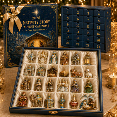 Julkrubba Adventskalender 2026 | 24 figurer ur julevangeliet