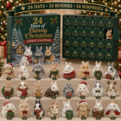 Kanin Adventskalender 2026 | 24 forskjellige kaninfigurer