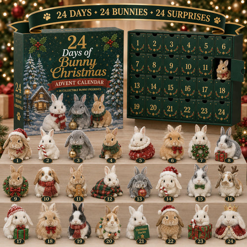 Kanin Adventskalender 2026 | 24 forskjellige kaninfigurer