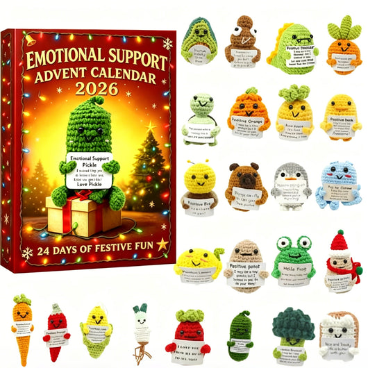 Pepp Adventskalender 2026 | 24 små figurer med uppmuntrande budskap
