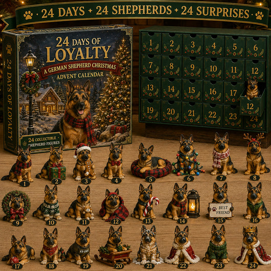 Schäfer Adventskalender 2026 | 24 olika schäferfigurer